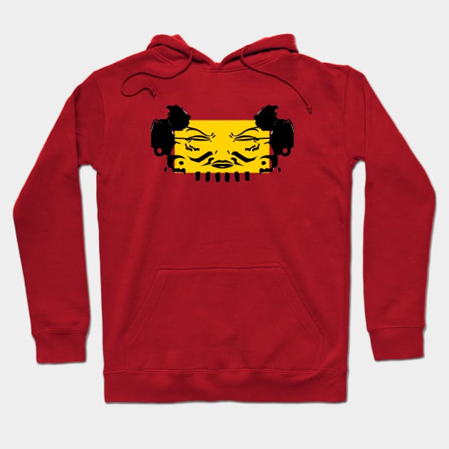 Cheese face Hoodie by Paprikash